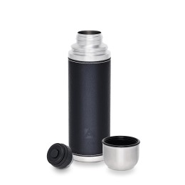 Арктика Термос 108-700-BK 700мл.в кожаной оплетке,черный