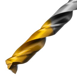 Denzel Сверло спиральное по металлу 8,5 x 117мм, Р6М5, Golden Tip, многогранная заточка 718283