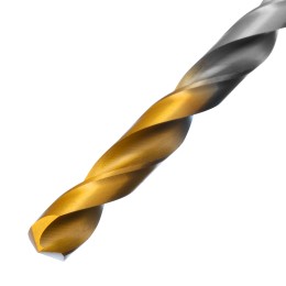 Denzel Сверло спиральное по металлу 7,0 х 156 мм, Р6М5, Golden Tip, удлиненное 718258