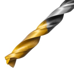 Denzel Сверло спиральное по металлу 6 x 93мм, Р6М5, Golden Tip, многогранная заточка 718278