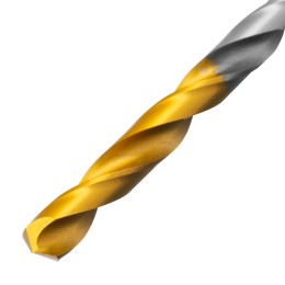 Denzel Сверло спиральное по металлу 5,5 х 139 мм, Р6М5, Golden Tip, удлиненное 718255