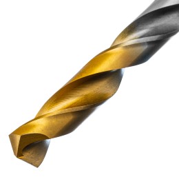 Denzel Сверло спиральное по металлу 9 х 175 мм, Р6М5, Golden Tip, удлиненное 718262