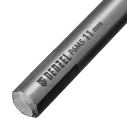 Denzel Сверло спиральное по металлу 11 х 195 мм, Р6М5, Golden Tip, удлиненное  718264