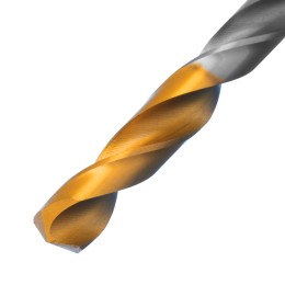 Denzel Сверло спиральное по металлу 7,5 x 109 мм, Р6М5, Golden Tip 718238
