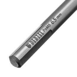 Denzel Сверло спиральное по металлу 6,5 x 93мм, Р6М5, Golden Tip, многогранная заточка 718279