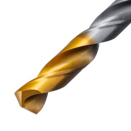 Denzel Сверло спиральное по металлу 11 x 142 мм, Р6М5, Golden Tip 718243