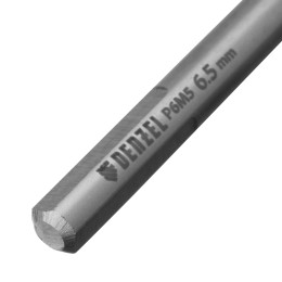 Denzel Сверло спиральное по металлу 6,5 x 100 мм, Р6М5, Golden Tip 718236