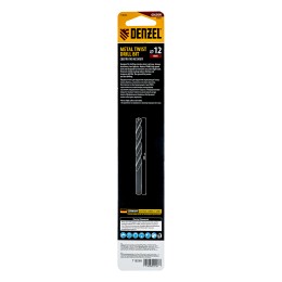 Denzel Сверло спиральное по металлу 12 x 205 мм, Р6М5, Golden Tip, удлиненное 718265