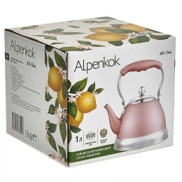 ALPENKOK Чайник 1 л AK-544 розовый