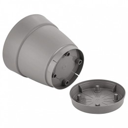 Delta Горшок для цветов InGreen Villa de Fiori с фиксируемым поддоном, 1,1 л, 130 мм IG660010025 французский платан