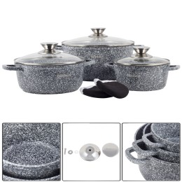 Kamille Набор кастрюль 2,3 л; 4,5 л; 6,5 л. Ofenbach NB 100506