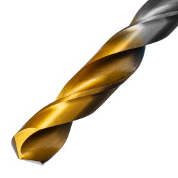 Denzel Сверло спиральное по металлу 11 х 195 мм, Р6М5, Golden Tip, удлиненное  718264