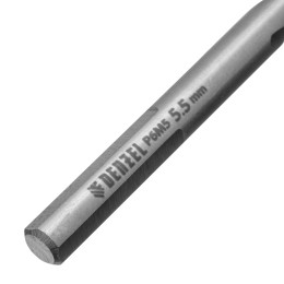 Denzel Сверло спиральное по металлу 5,5 x 93мм, Р6М5, Golden Tip, многогранная заточка 718277