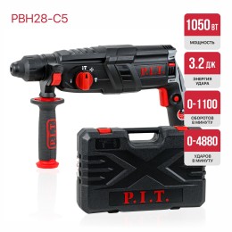 P.I.T. Перфоратор SDS-Plus электрич. PBH28-C5