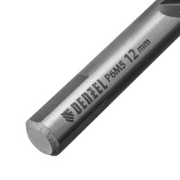 Denzel Сверло спиральное по металлу 12 x 151 мм, Р6М5, Golden Tip 718244