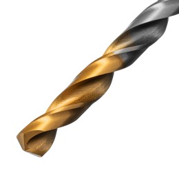 Denzel Сверло спиральное по металлу 6 x 93 мм, Р6М5, Golden Tip 718235