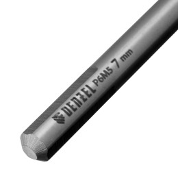 Denzel Сверло спиральное по металлу 7,0 х 156 мм, Р6М5, Golden Tip, удлиненное 718258