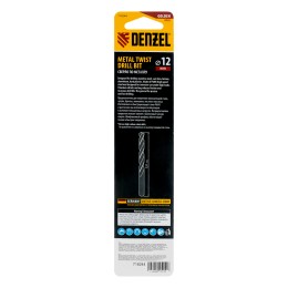 Denzel Сверло спиральное по металлу 12 x 151 мм, Р6М5, Golden Tip 718244