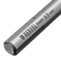 Denzel Сверло спиральное по металлу 8,5 x 117мм, Р6М5, Golden Tip, многогранная заточка 718283