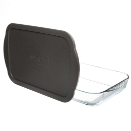 PASABAHCE Форма 3,85 л с крышкой Borcam 59124GREY