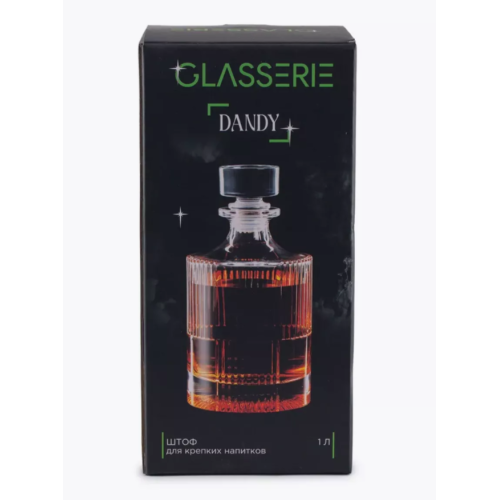 Штоф GLASSERIE Dandy 1л. GL014