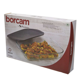 PASABAHCE Форма 3,85 л с крышкой Borcam 59124GREY