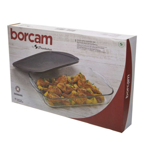 Форма 3,85 л с крышкой PASABAHCE Borcam 59124GREY