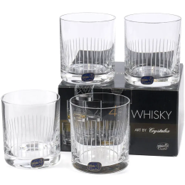 BOHEMIA Набор стаканов для виски Barline 280 мл.(4шт) 25089/280/BM783