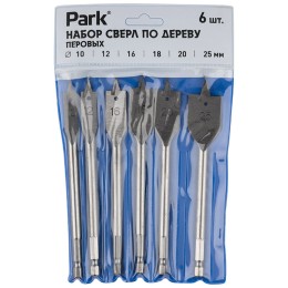 Park Набор сверл по дереву перовых 6шт. 107351-SK