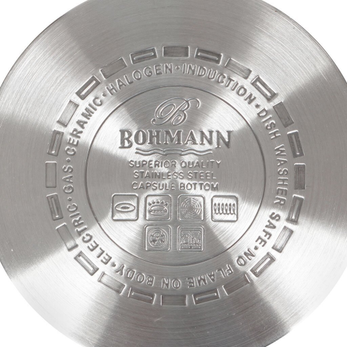 Набор кастрюль Bohmann 4пр. (2,1л, 5,2л) BH-0414
