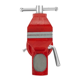 Matrix Тиски слесарные, 50 мм, настольные, поворотные, c наковальней 18675