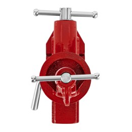 Matrix Тиски слесарные, 50 мм, настольные, поворотные, c наковальней 18675