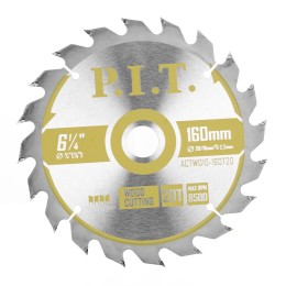 P.I.T. Диск пильный 160x20/16x2,2 мм 20T (ACTW10-160T20)