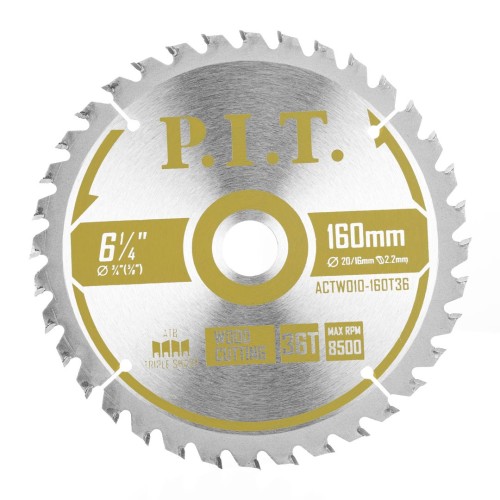 Диск пильный P.I.T. 160x20/16x2,2 мм 36T (ACTW10-160T36)