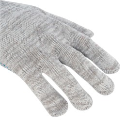 Сибртех Перчатки трикотажные, с ПВХ точкой, 5 пар в упаковке, 10 класс Россия 678145