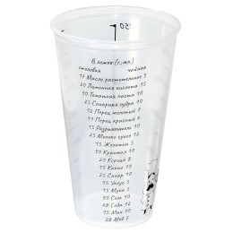 МИЛИХ Стакан 0,6л МЕРНЫЙ 02091