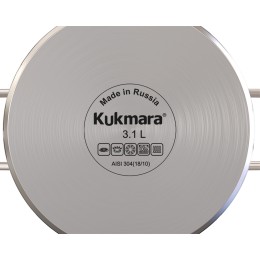KUKMARA Сотейник из нержавеющей стали 24 см SF-STP3124G