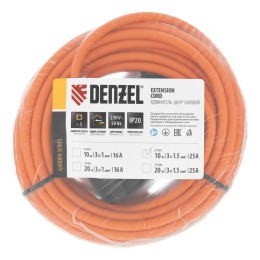 Denzel Удлинитель-шнур силовой Garden Series 10м 37407