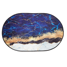 Ramozi Коврик 50*80 супервпитывающий ОВАЛЬНЫЙ под МРАМОР RA-7398