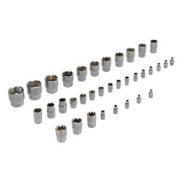 Denzel Набор инструментов, 1/2", 1/4", CrV, S2, пластиковый кейс, 194 предмета 15806