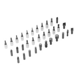 Denzel Набор инструментов, 1/2", 1/4", CrV, S2, пластиковый кейс, 94 предмета 15813