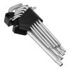 Набор ключей имбусовых Torx-Tempered, TT10-50, CrV, 9 шт., удлиненные Сибртех 123717