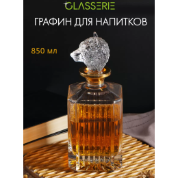 GLASSERIE Штоф Spirit of Wolf 850 мл GL009