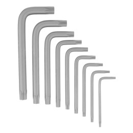 Сибртех Набор ключей имбусовых Torx-Tempered, TT10-50, CrV, 9 шт. 123707