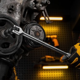 Denzel Набор инструментов, 1/2", 1/4", CrV, S2, пластиковый кейс, 84 предмета 15802