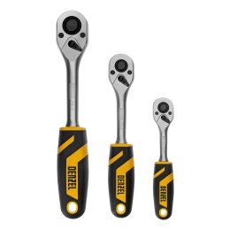 Denzel Набор инструментов, 1/2", 1/4", 3/8", CrV, S2, пластиковый кейс, 216 предметов 15807