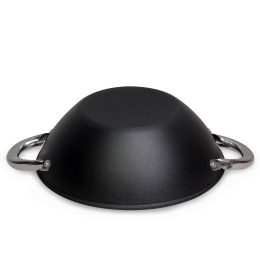 Kamille Казан чугунный "Wok" 3,6 л. с антипригарным мраморным покрытием KM-4806MR