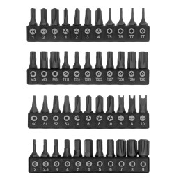 Denzel Набор инструментов, 1/2", 1/4", CrV, S2, пластиковый кейс, 194 предмета 15806