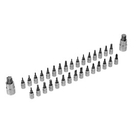 Denzel Набор инструментов, 1/2", 1/4", CrV, S2, пластиковый кейс, 194 предмета 15806