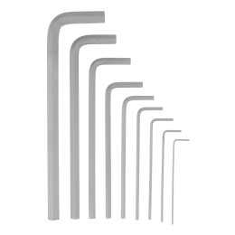 Сибртех Набор ключей имбусовых, HEX, 1,5-10 мм, CrV, 9 шт., удлиненные 123687